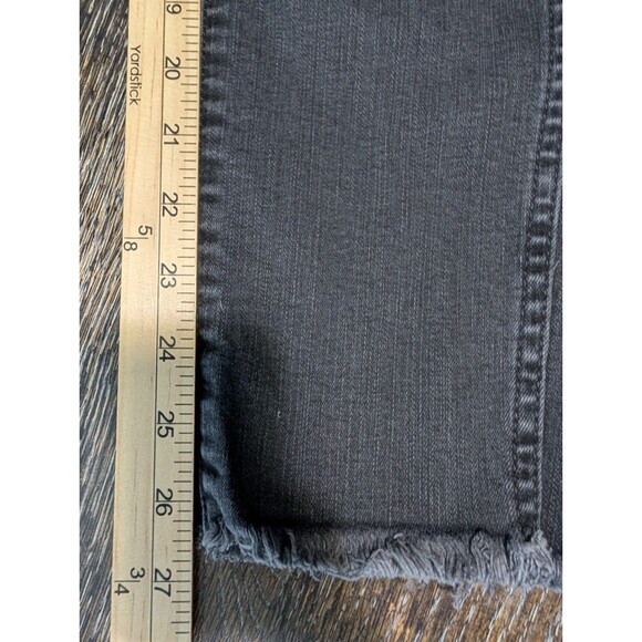 Madewell Perfect Vintage Jeans Women Straight Slim Rip Knee Gray 26 - Picture 9 of 10